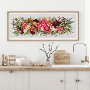 Bush Mix Panorama |  115 x 42 cm VicAsh Frame