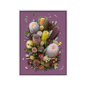 Banksias On Purple