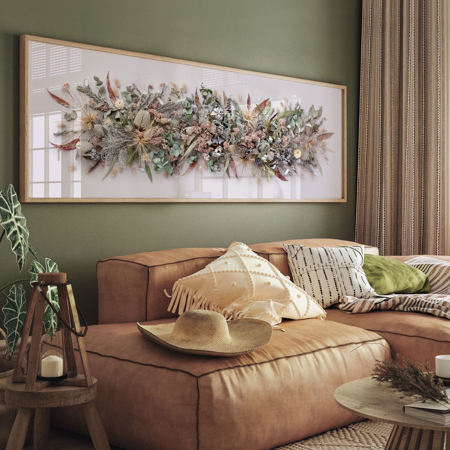 Coastal Mix Pano #9 of 25 |  117 x 45 cm Tassie Oak Frame