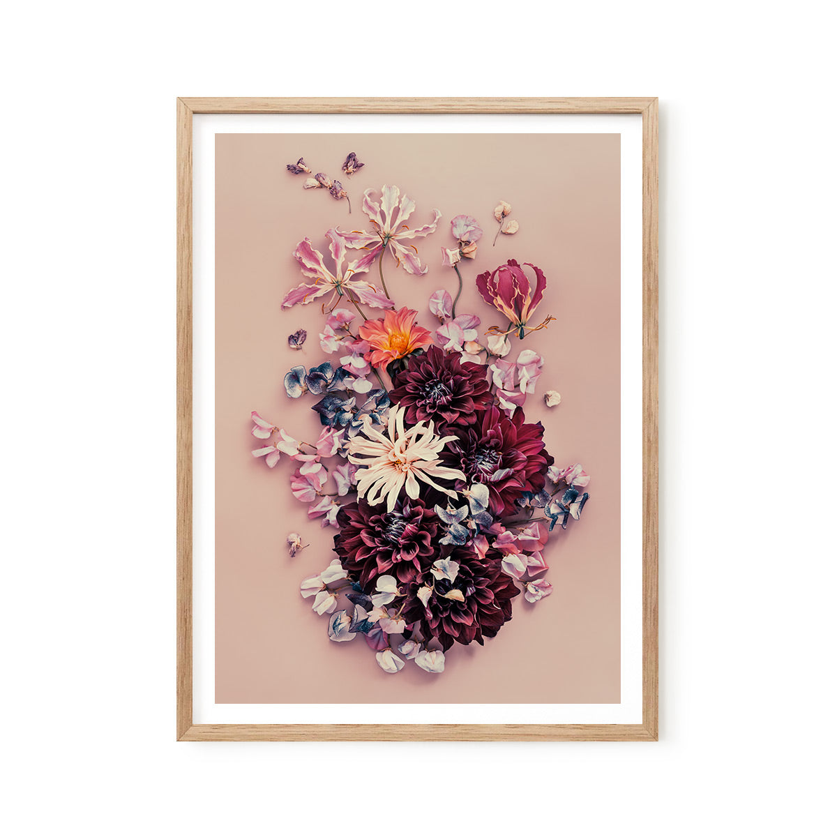 Dahlias Fantasy #5 of 25 | A2 in Tassie Oak