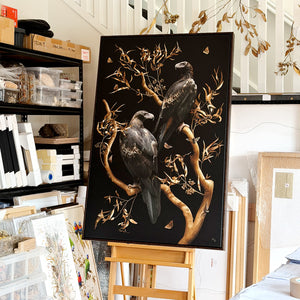 Wedge-tailed Eagles on an Old Gum Tree | Final Artist Proof