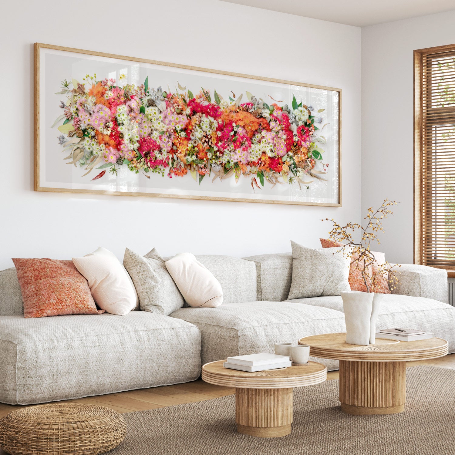 Eucalyptus Symphony #5 of 25  | 115 x 42 cm Tassie Oak Frame