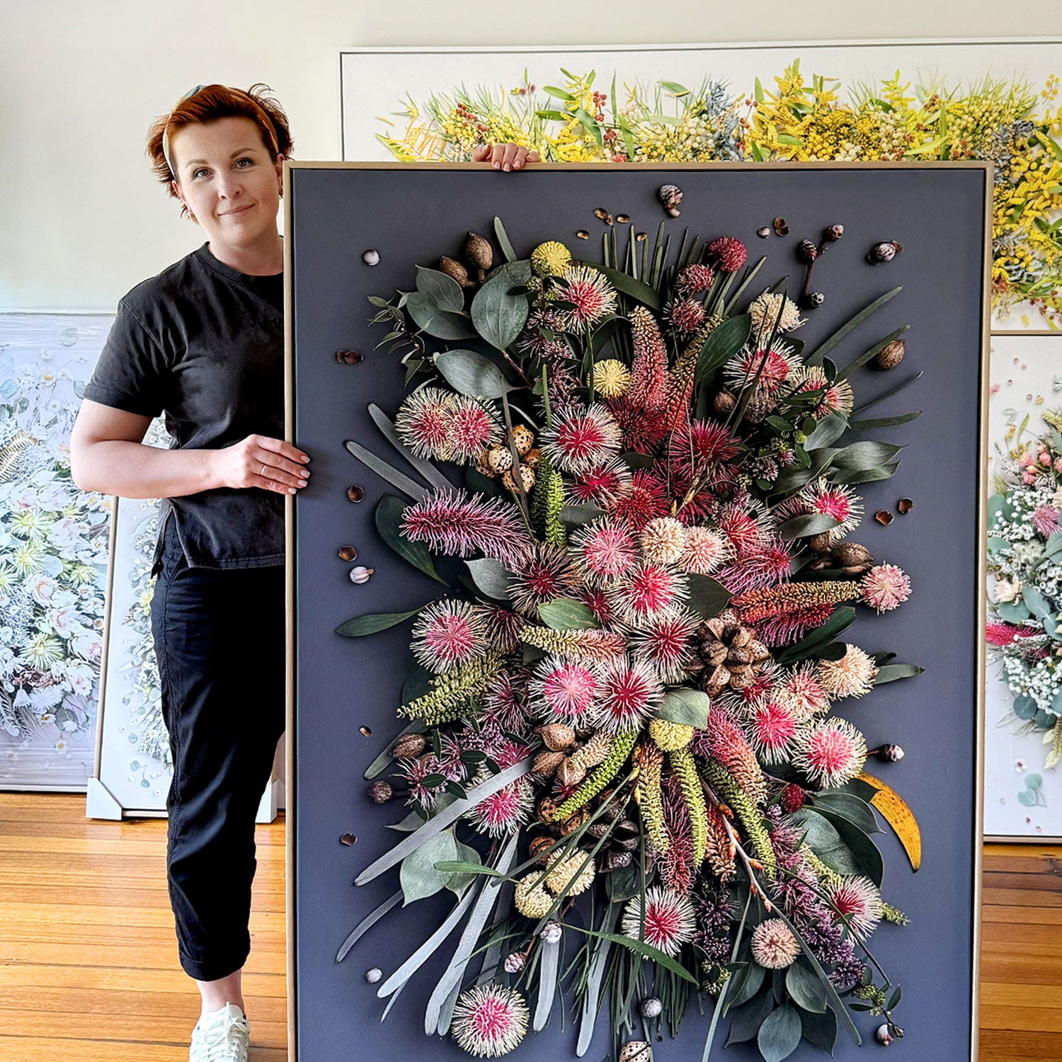 Hakeas On Dark on Canvas #03 of 25 |  134 x 93 cm