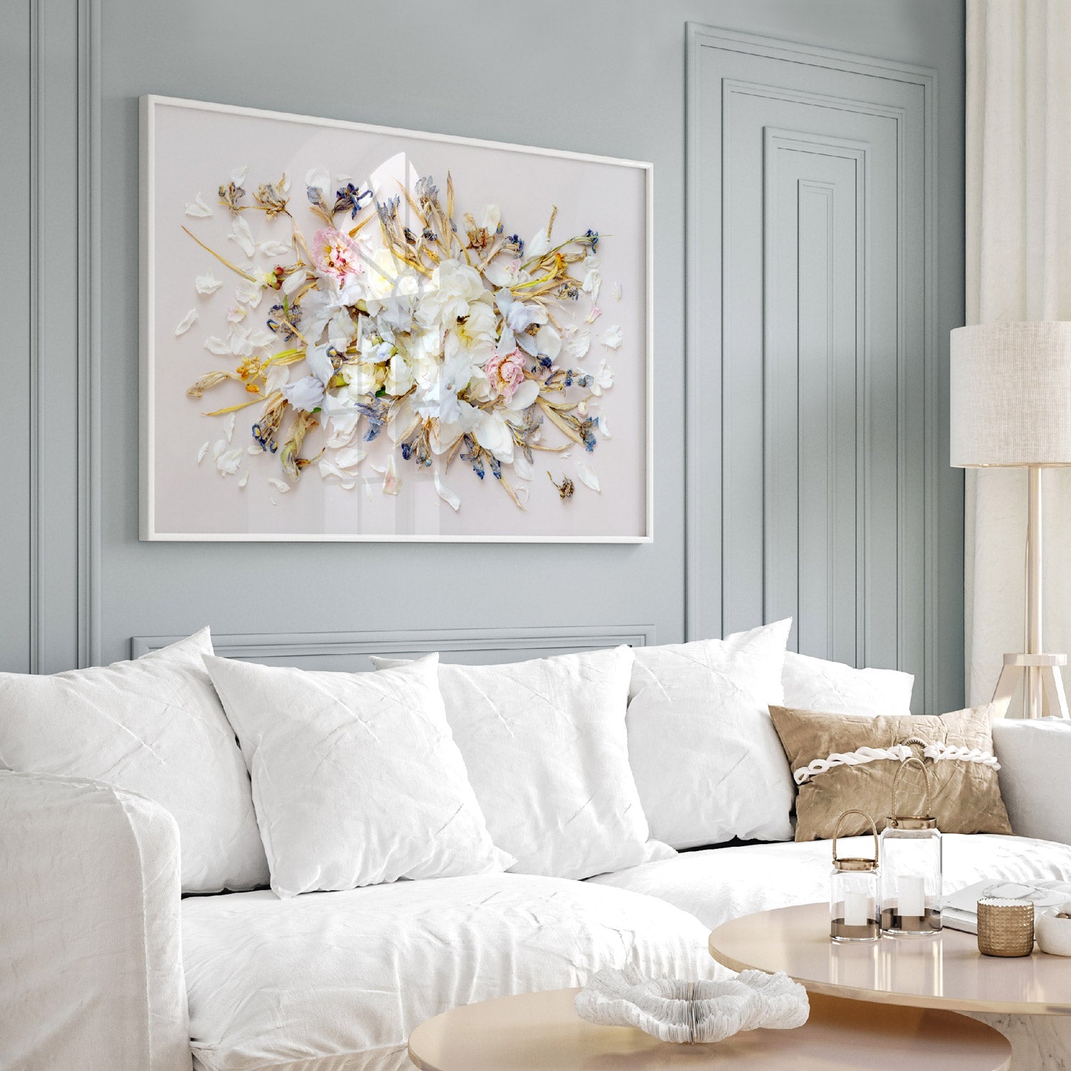 Irises On Beige #10 of 25