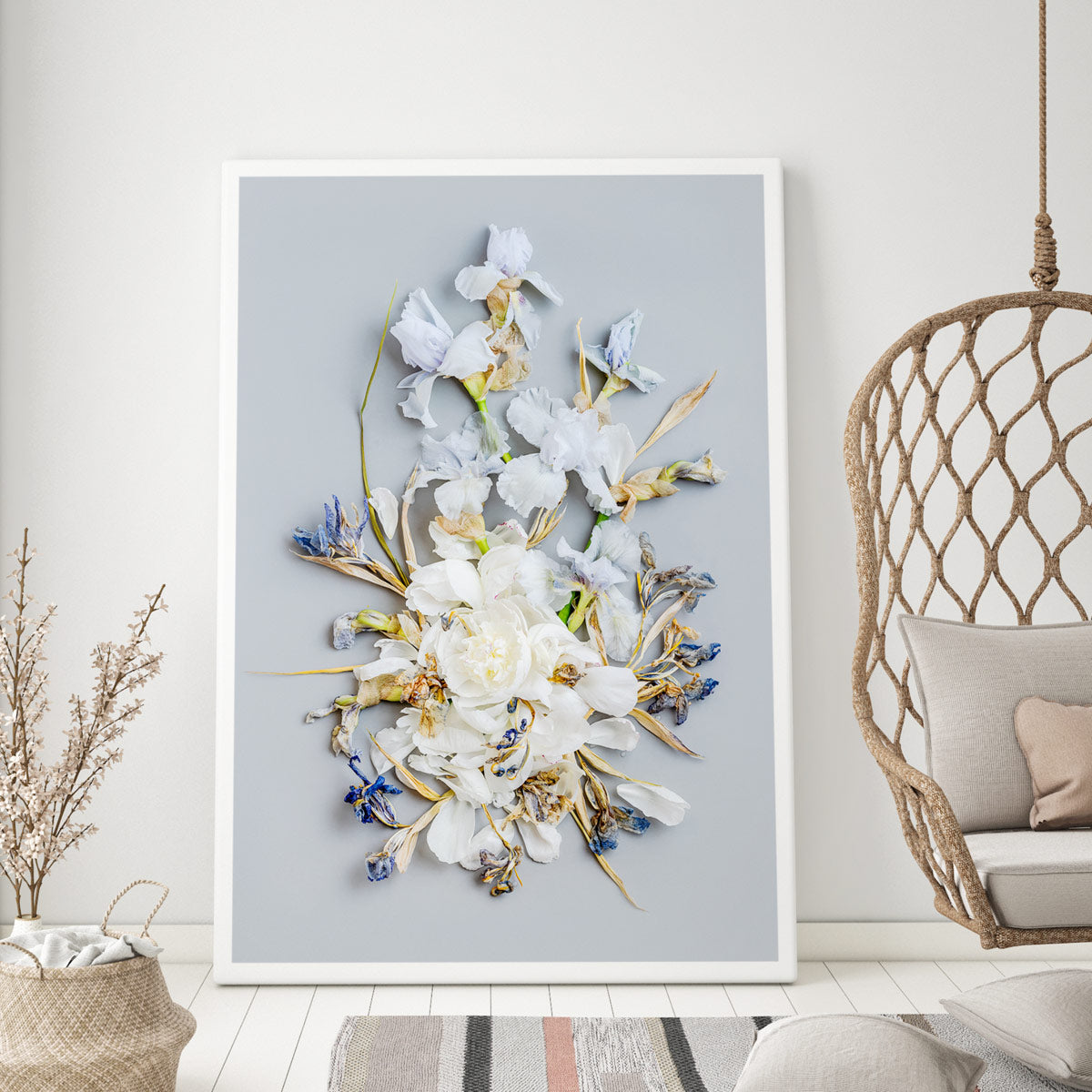 Irises #3 of 25 | 75 x 99 cm Framed with Mat