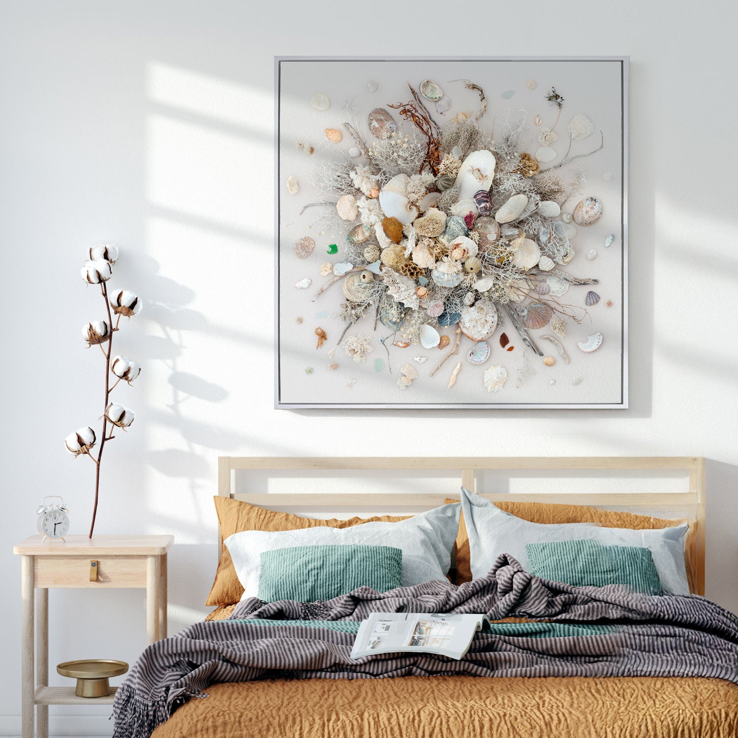 Island Mix on Light - Square |  125 x 125 cm Canvas