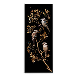 Kookaburras in Eucalypts