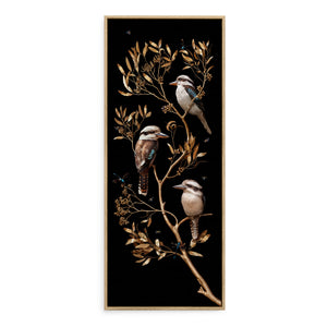 Kookaburras in Eucalypts