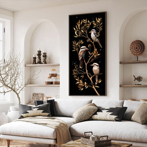 Kookaburras in Eucalypts