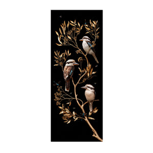 Kookaburras in Eucalypts