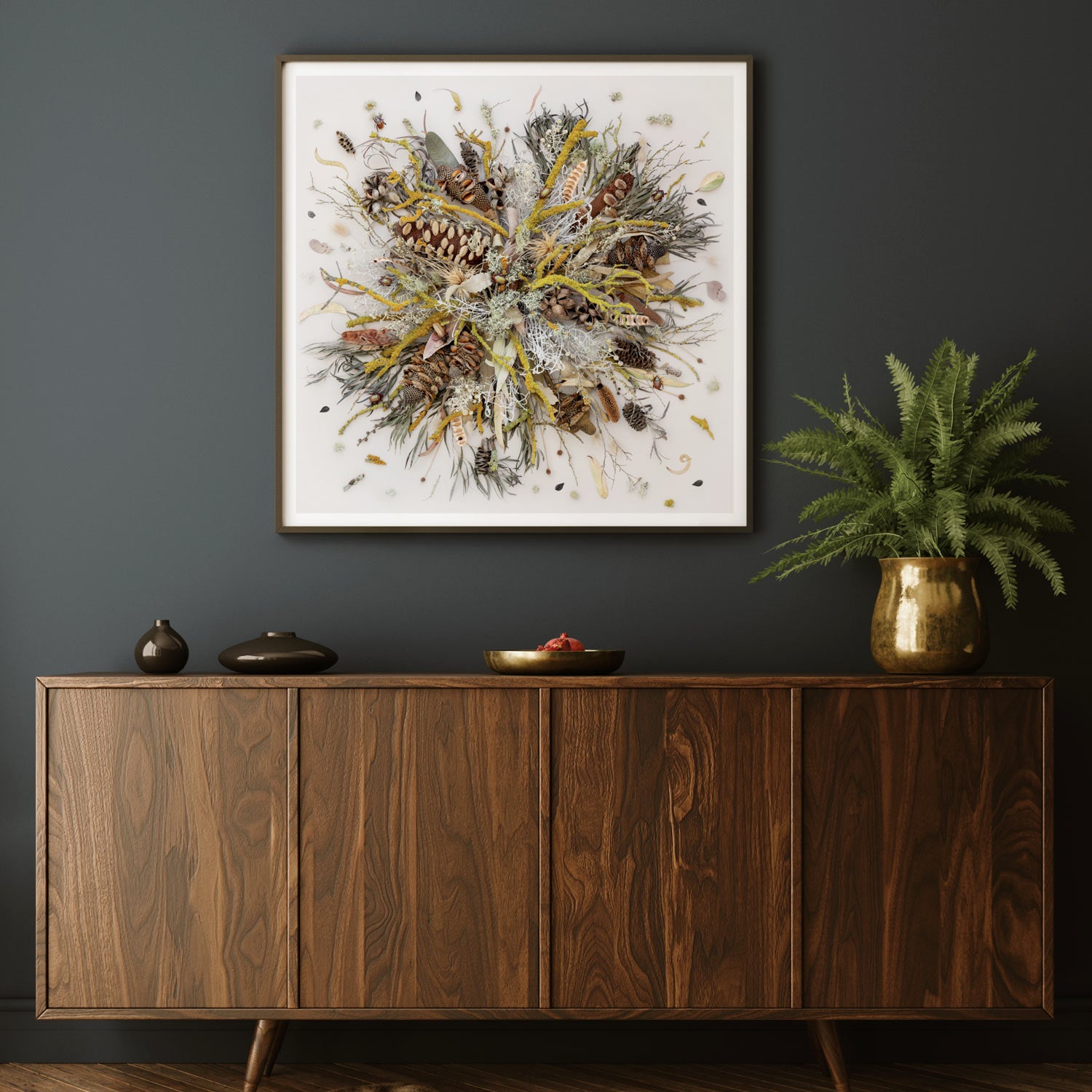 Lichen and Moss - Square