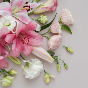Lilies and Lisianthus