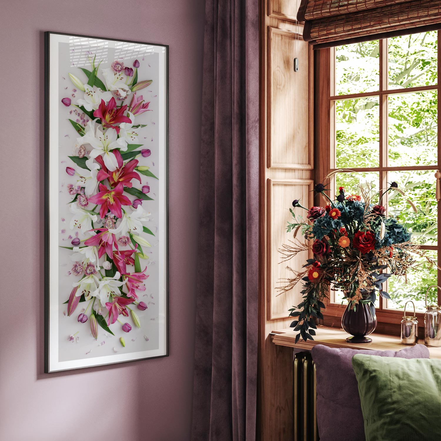 Lilies and Tulips | Panorama