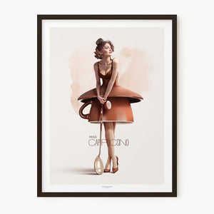 Cafe Girls | A4 in Black