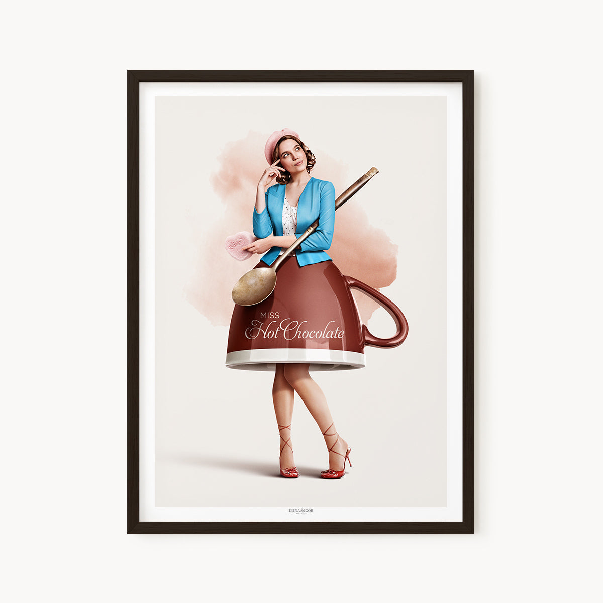 Cafe Girls | A4 in Black