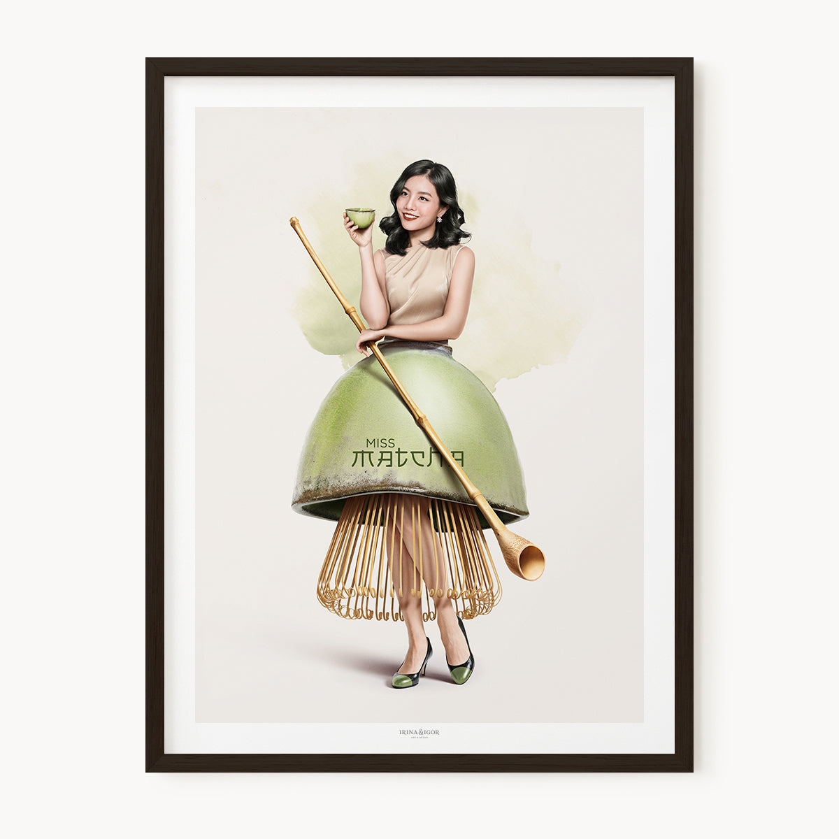 Cafe Girls | A4 in Black
