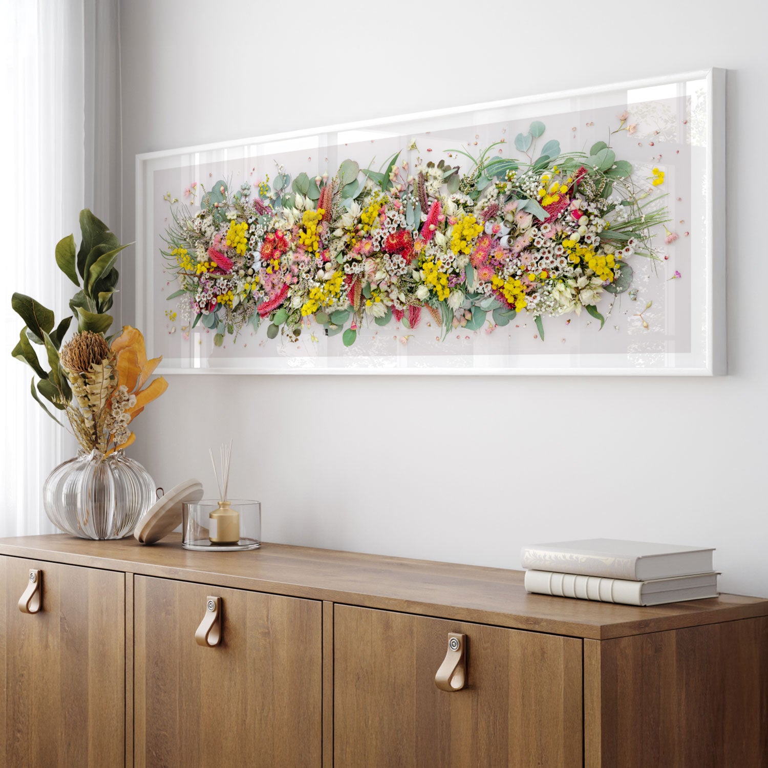 Native Mix Pano #7 of 25 | Large White Frame