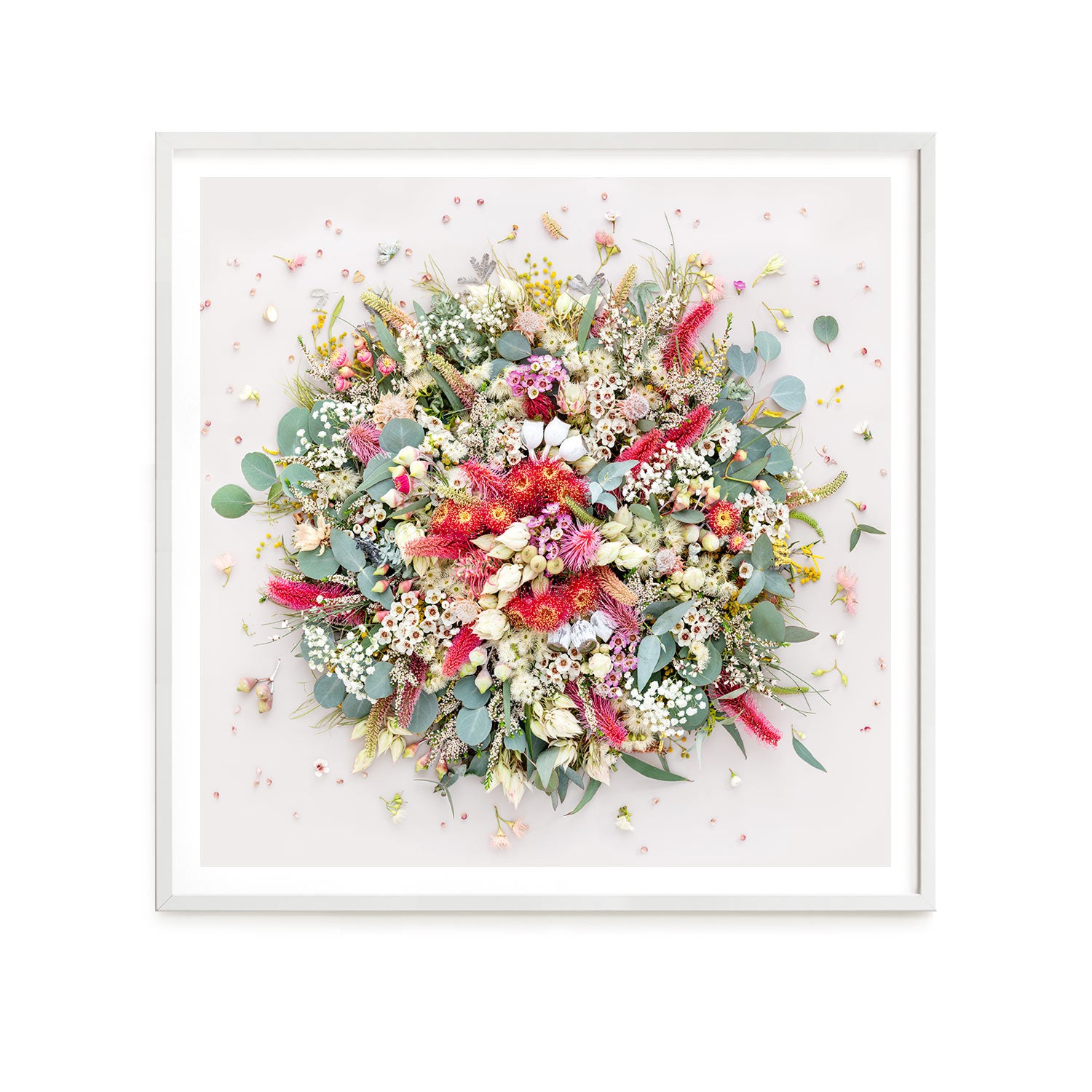 Native Mix - Square | White Frame 42x42 cm