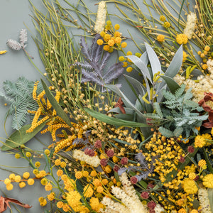 Wattle On Sage - Square