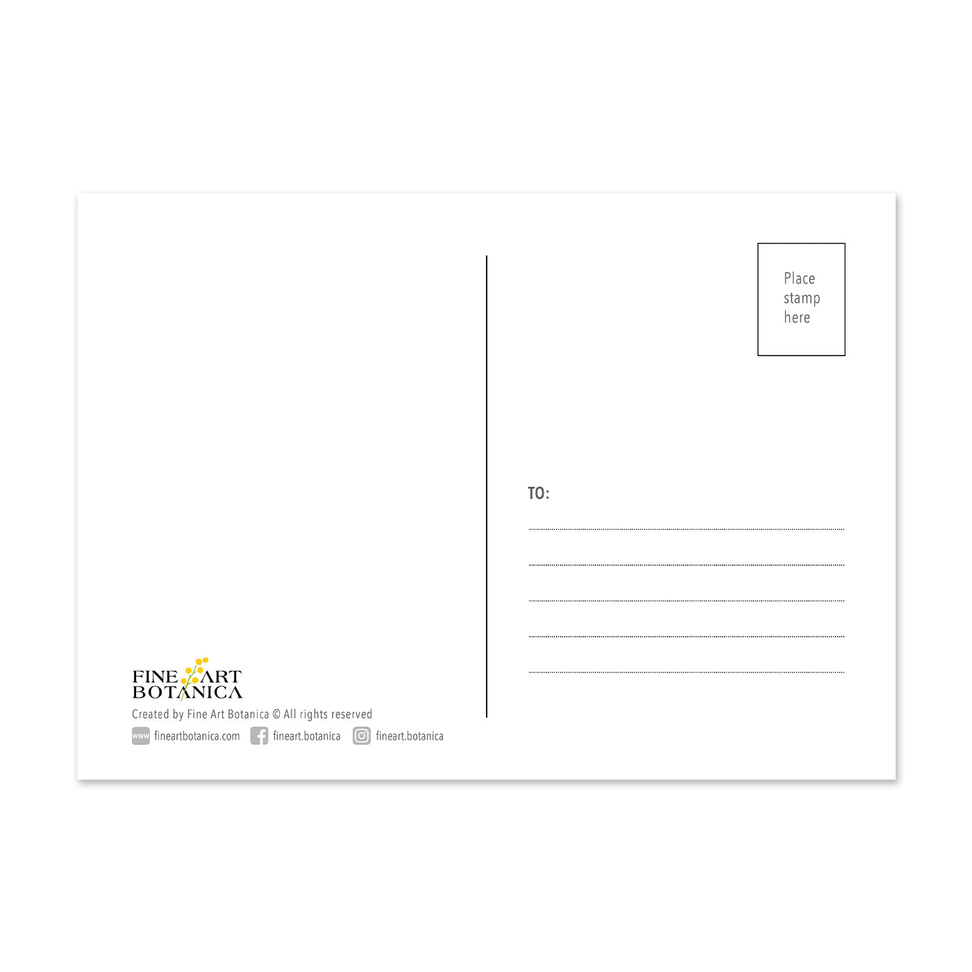 Postcards | Tea Tree 'Electric Red'