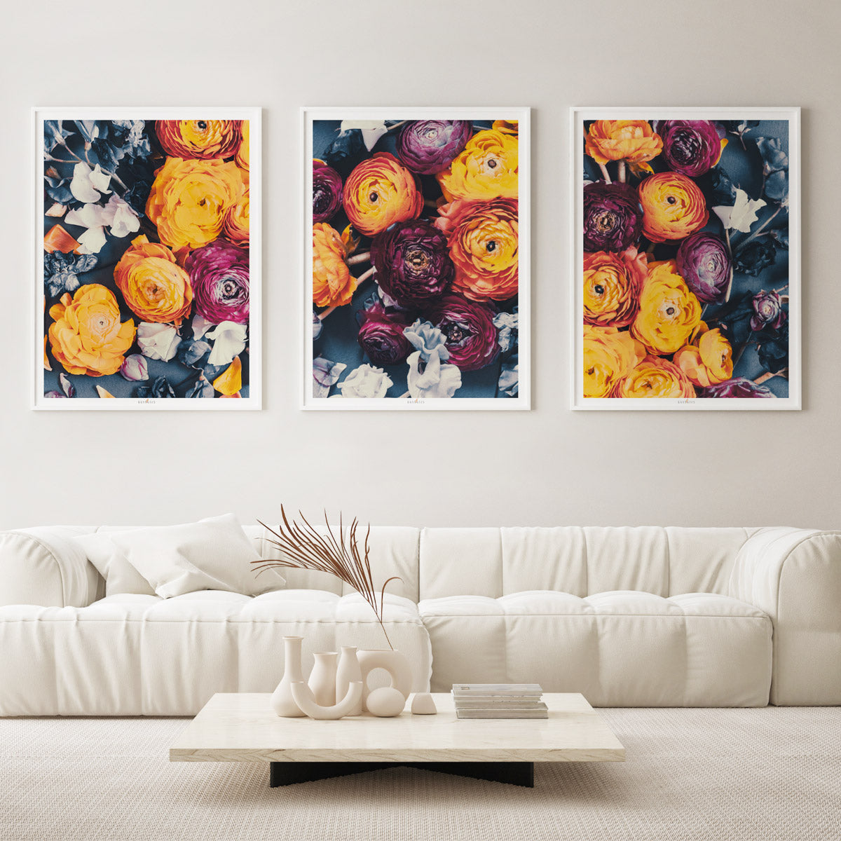 Cloud Of Orange | Set of 3